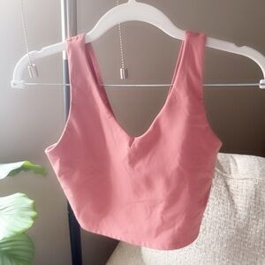 Pink Sleeveless Women's Top